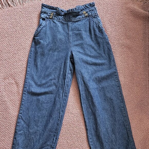 Who What Wear Denim - Who What Wear Wide Leg High Rise  Jeans Size 4